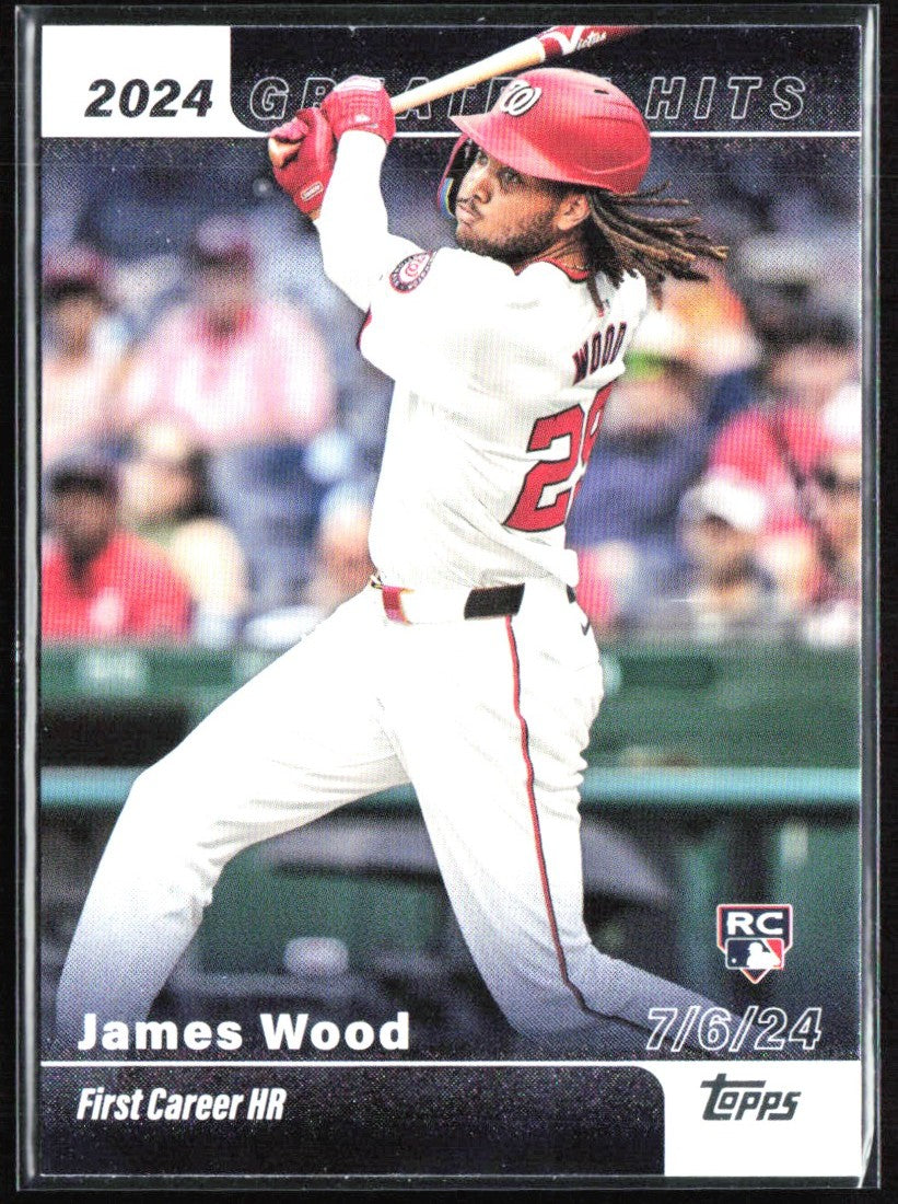James Wood 2025 Topps Greatest Hits RC #GH-13 Washington Nationals