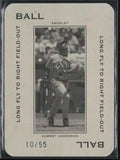 Garret Anderson 2005 Donruss Throwback Threads Polo Grounds /55 #PG-62