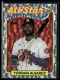 Yordan Alvarez 2024 Topps 1989 All-Star Crackleboard #89ASB-46 Houston Astros