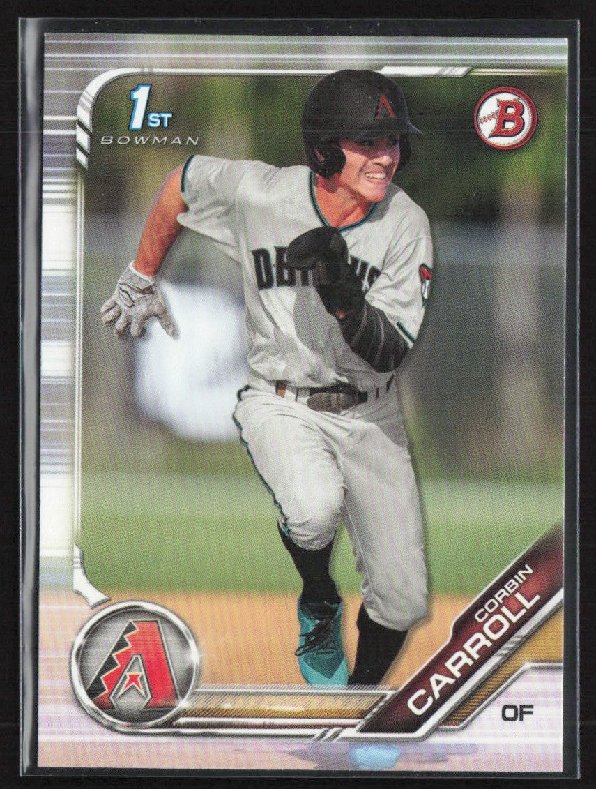 Corbin Carroll 2019 Bowman Draft 1st #BD-125 Arizona Diamondbacks