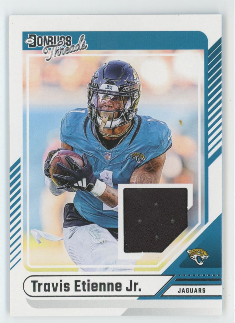 Travis Etienne Jr. 2024 Donruss Threads Jersey #DTH-TET Jacksonville Jaguars