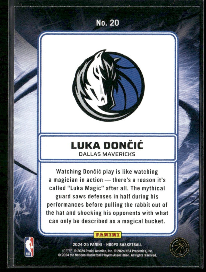Luka Doncic 2024 Panini NBA Hoops Ignition #20 Dallas Mavericks