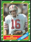 Joe Montana 1986 Topps #156 San Francisco 49ers