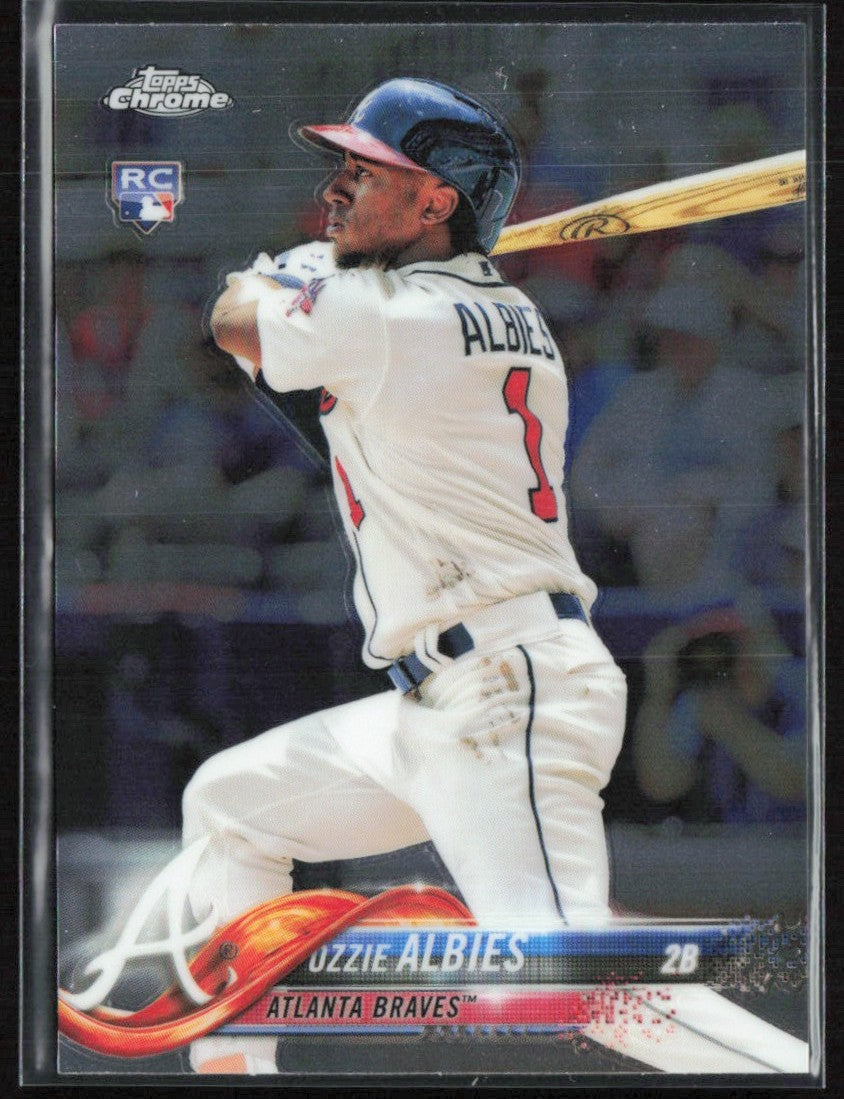 Ozzie Albies 2018 Topps Chrome Update RC #HMT27 Atlanta Braves