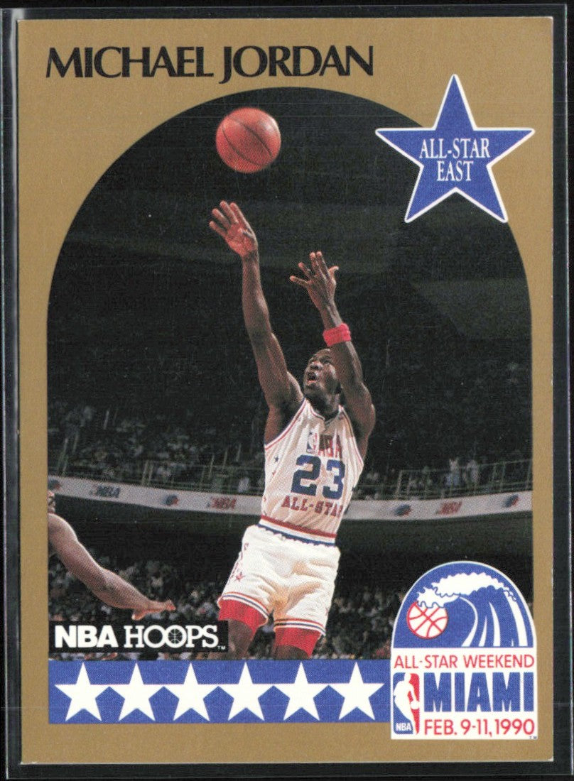 Michael Jordan 1990 NBA Hoops #5 Chicago Bulls