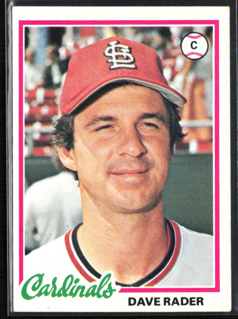 Dave Rader 1978 Topps #563 St. Louis Cardinals