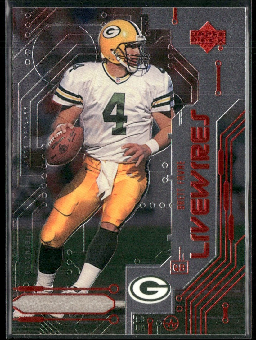 Brett Favre 1999 Upper Deck Livewires #L6 Green Bay Packers