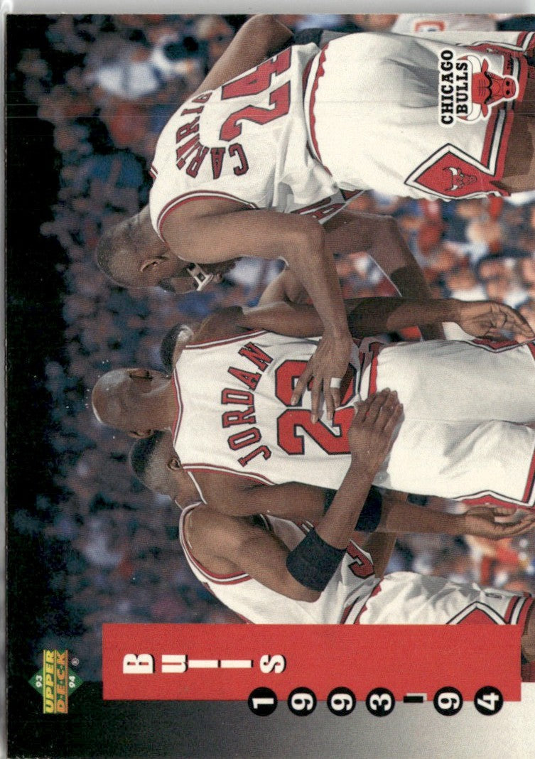Chicago Bulls 1993 Upper Deck #213 Chicago Bulls