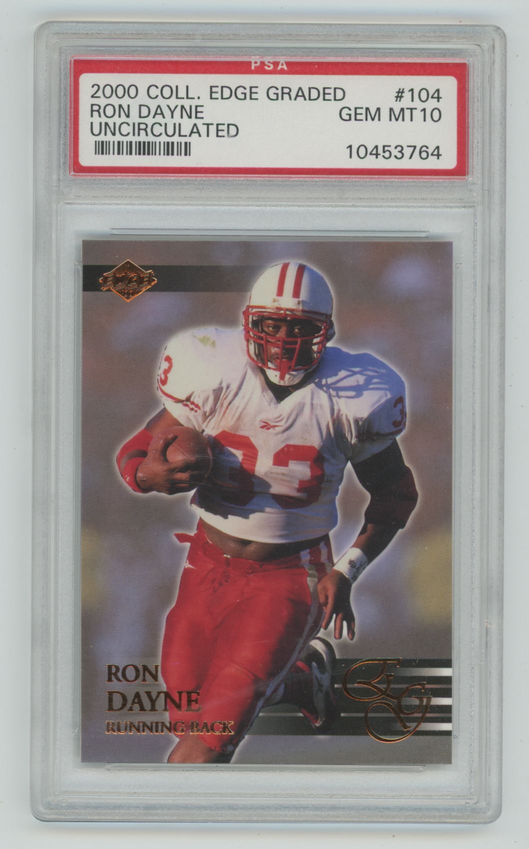 Ron Dayne 2000 Collector's Edge Uncirculated /5000 psa 10.0 #104