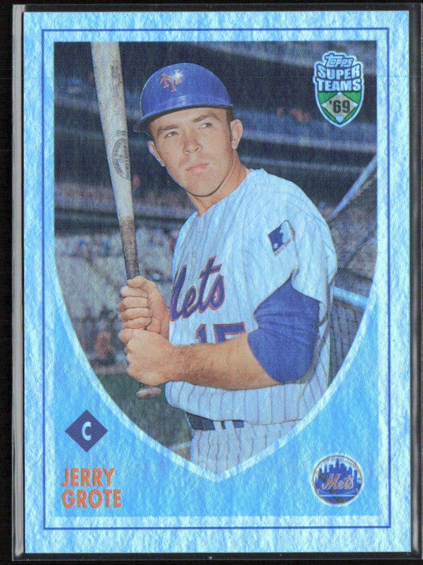 Jerry Grote 2002 Topps Super Teams Retrofractors /1969 #95 New York Mets