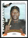 Nelson Castro 2002 Topps Chrome Refractor RC #T116 San Francisco Giants