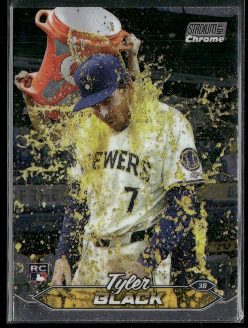 Tyler Black 2024 Topps Stadium Club Chrome RC #177 Milwaukee Brewers