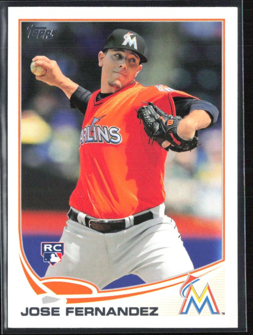 Jose Fernandez 2013 Topps RC #589 Miami Marlins
