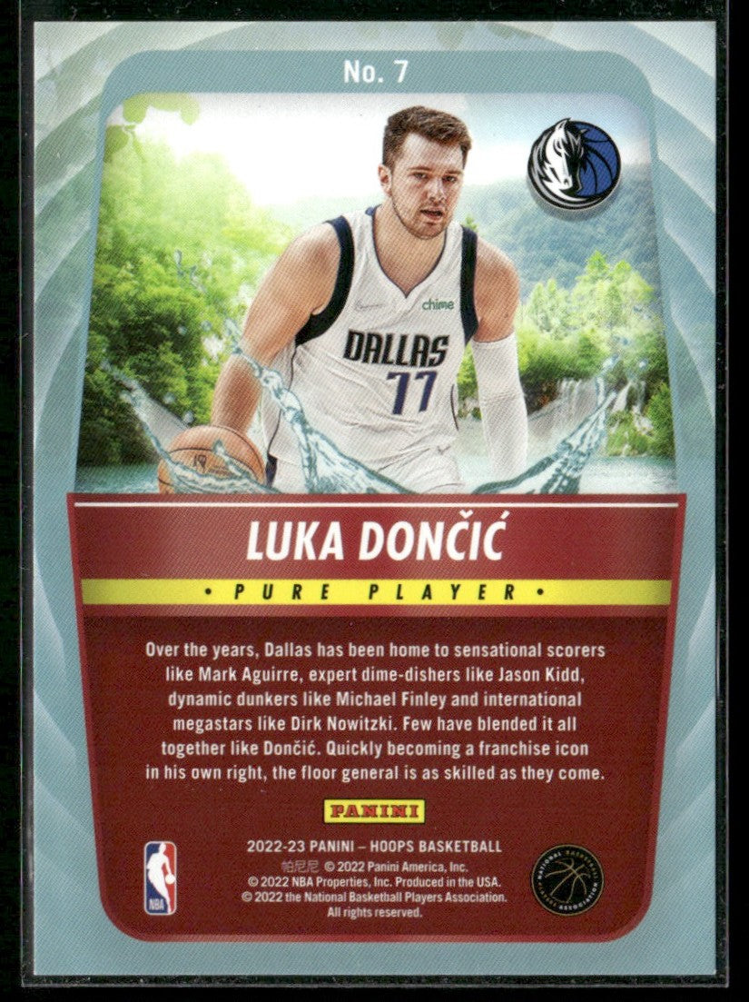 Luka Doncic 2022 Hoops Pure Players #7 Dallas Mavericks