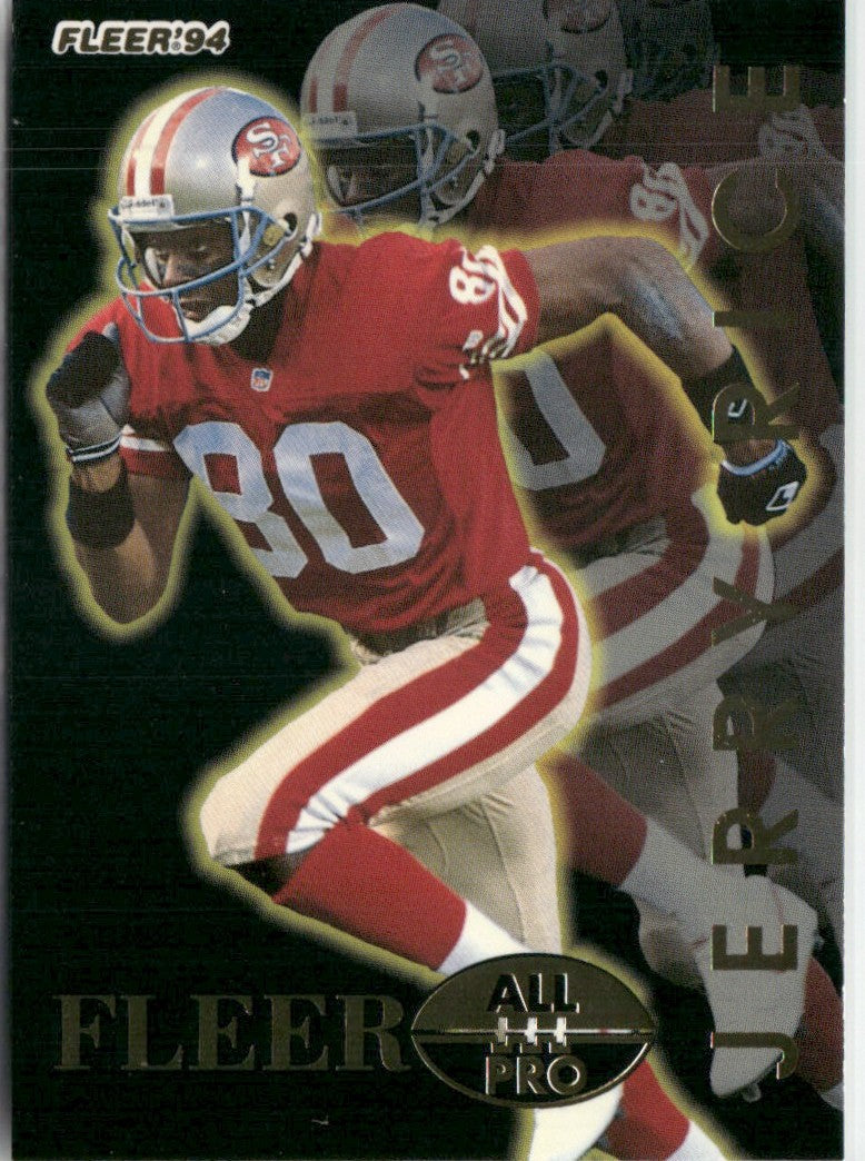 Jerry Rice 1994 Fleer All-Pro #9 San Francisco 49ers