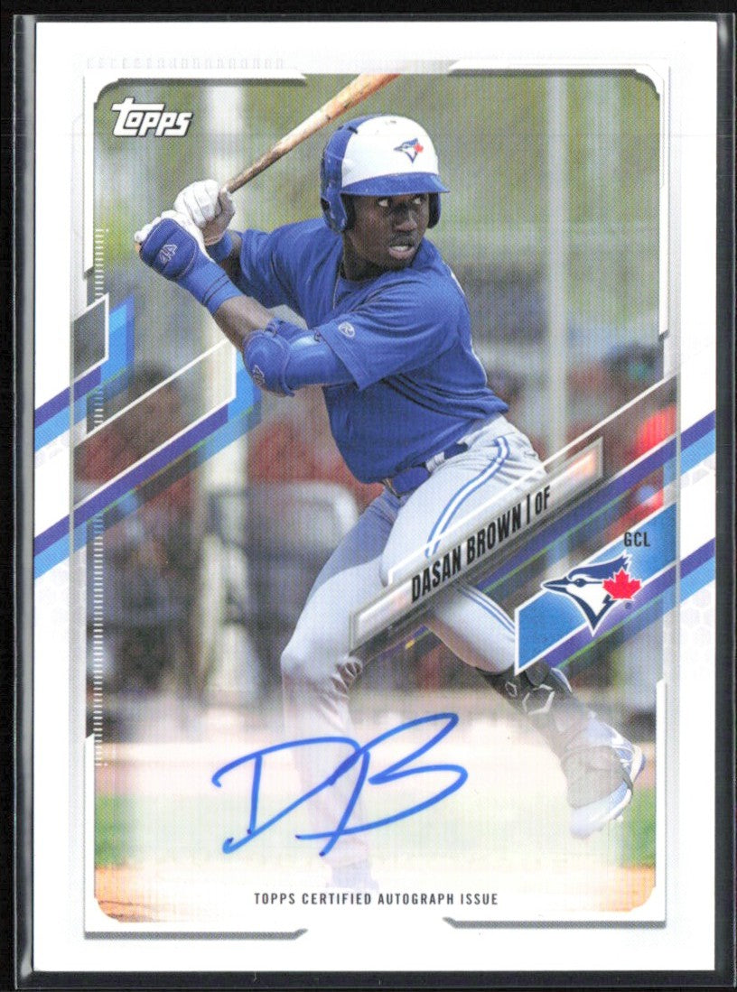 Dasan Brown 2021 Topps Pro Debut AUTO #PD-94 GCL Blue Jays