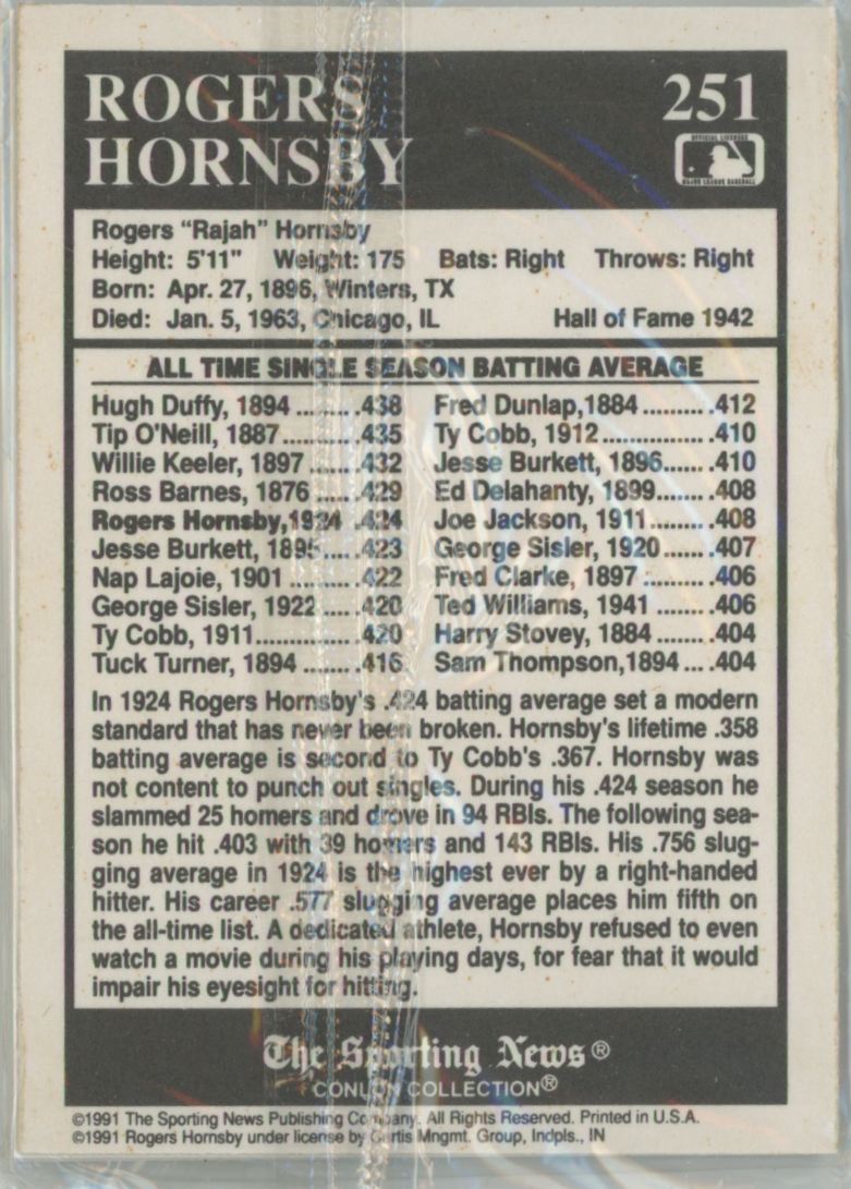 Fanfest 1993 Conlon Collection Sealed Pack
