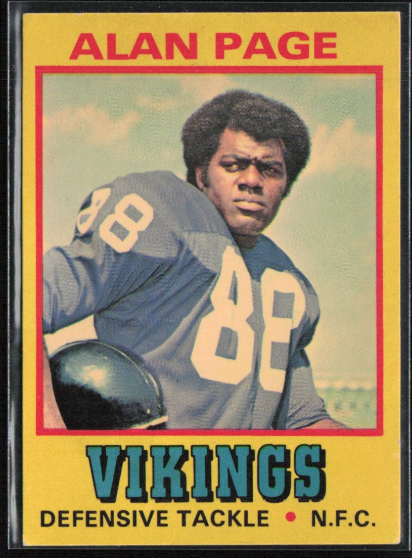 Alan Page 1974 Wonder Bread All-Star Series #17 Minnesota Vikings