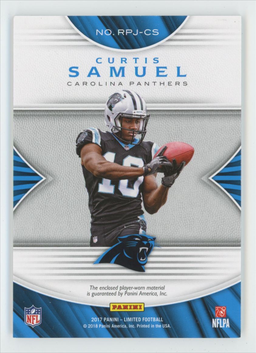 Curtis Samuel 2017 Panini Limited Rookie Phenoms /99 Jersey #RPJ-CS