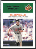Cal Ripken Jr. 2000 Fleer Tradition Collection #3 Baltimore Orioles