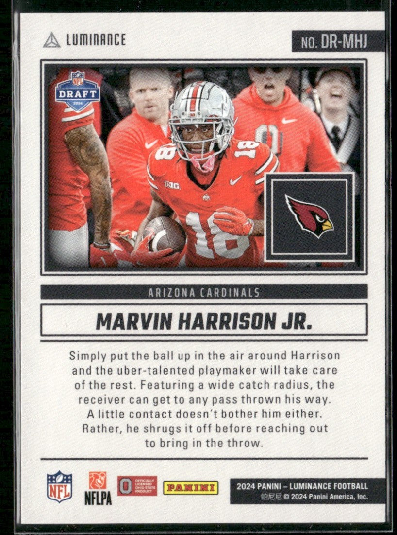 Marvin Harrison Jr. 2024 Panini Luminance Dynamic Rookies RC #DR-MHJ