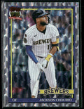 Jackson Chourio 2026 Topps 1991 Crackleboard #T91-18 Milwaukee Brewers