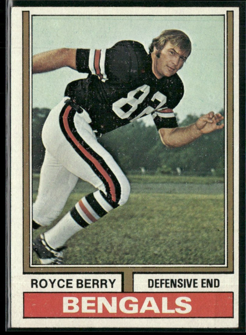 Royce Berry 1974 Topps #114 Cincinnati Bengals