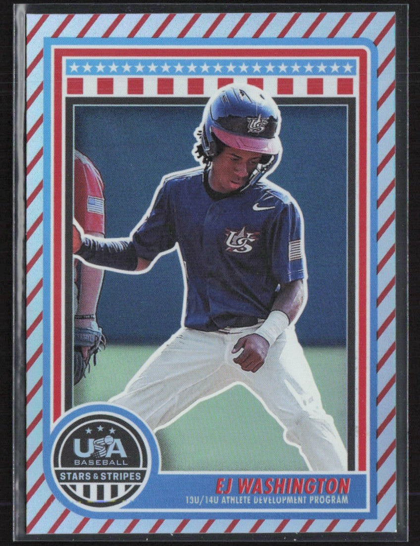 EJ Washington 2025 Panini Stars & Stripes #118 USA
