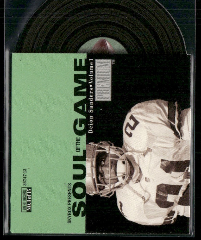 Deion Sanders 1998 SkyBox Premium Soul of the Game #3SG Dallas Cowboys