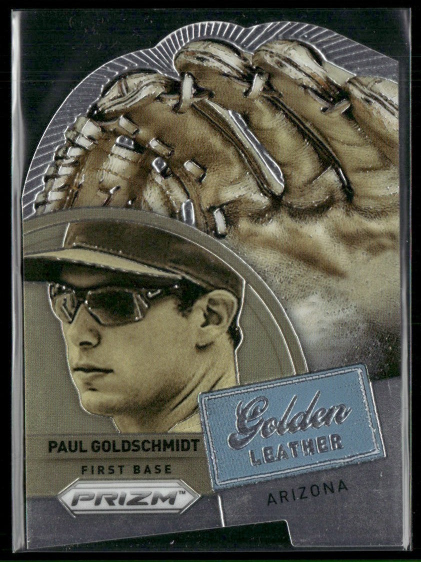 Paul Goldschmidt 2014 Panini Prizm Golden Leather Die Cut #2