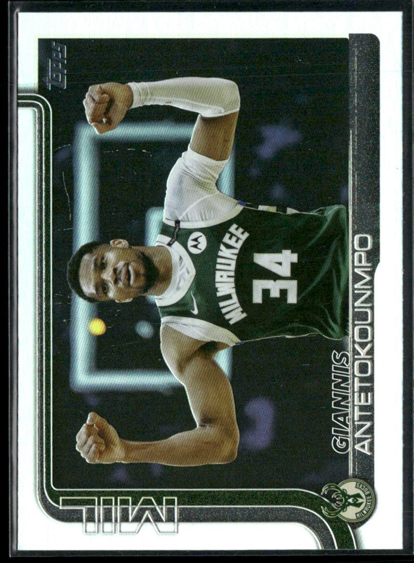 Giannis Antetokounmpo 2025 Topps #54 Milwaukee Bucks
