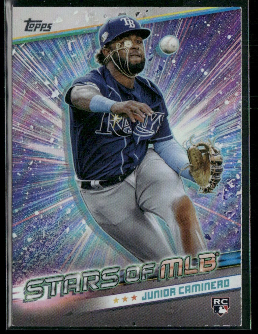 Junior Caminero 2024 Topps Stars of MLB RC #SMLB-50 Tampa Bay Rays