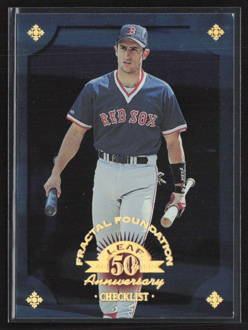 Nomar Garciaparra 1998 Leaf Fractal Foundation /3999 #198 Boston Red Sox