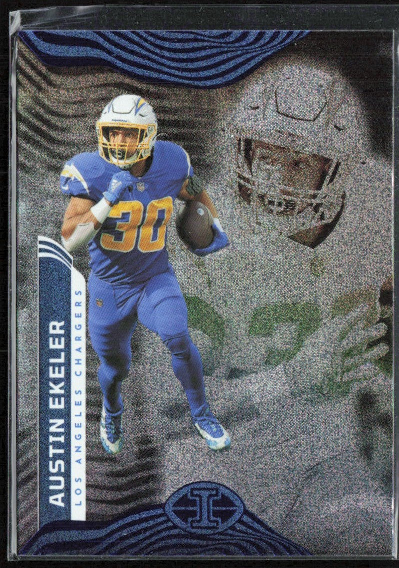 Austin Ekeler 2022 Panini Illusions Dots #49 Los Angeles Chargers