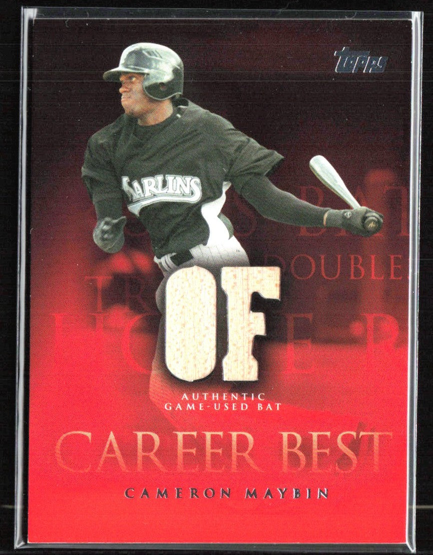 Cameron Maybin 2009 Topps Career Best Bat #CBR-CM Florida Marlins