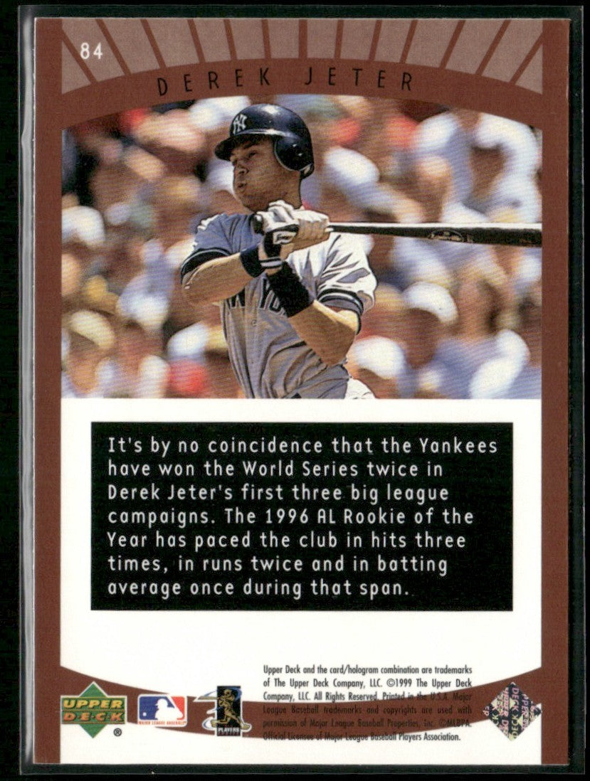Derek Jeter 1999 Upper Deck Superstar Spotlight #84 New York Yankees