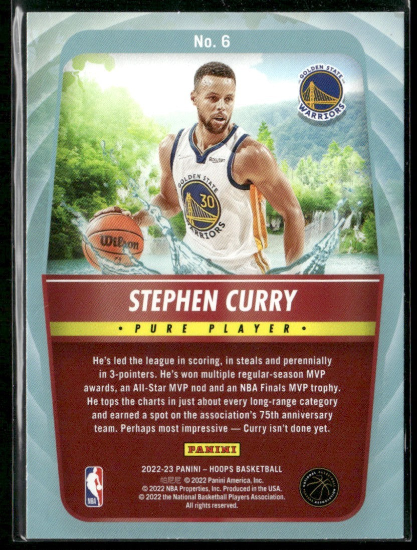 Stephen Curry 2022 Hoops Pure Players #6 Golden State Warriors