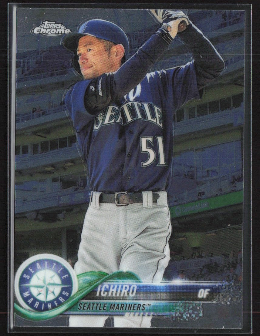 Ichiro Suzuki 2018 Topps Chrome Update #HMT45 Seattle Mariners