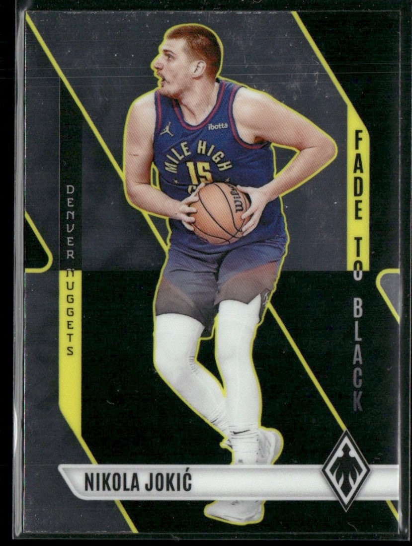 Nikola Jokic 2024 Panini Phoenix Fade to Black #20 Denver Nuggets