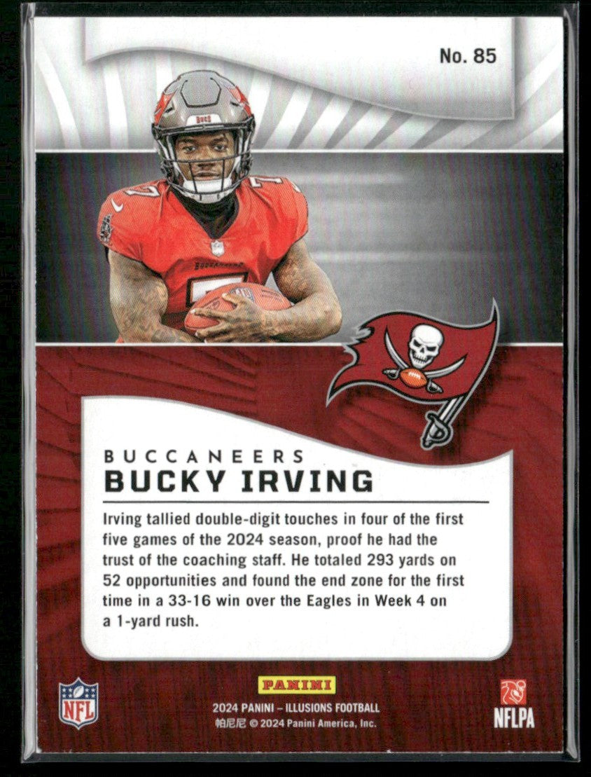 Bucky Irving 2024 Panini Illusions RC #85 Tampa Bay Buccaneers
