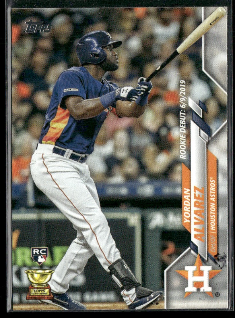Yordan Alvarez 2020 Topps Update RC #U-300 Houston Astros