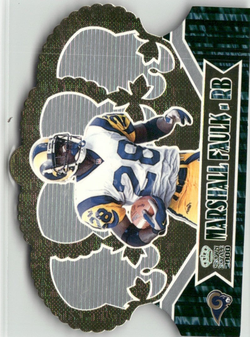 Marshall Faulk 2000 Pacific Crown Royale #84 St. Louis Rams