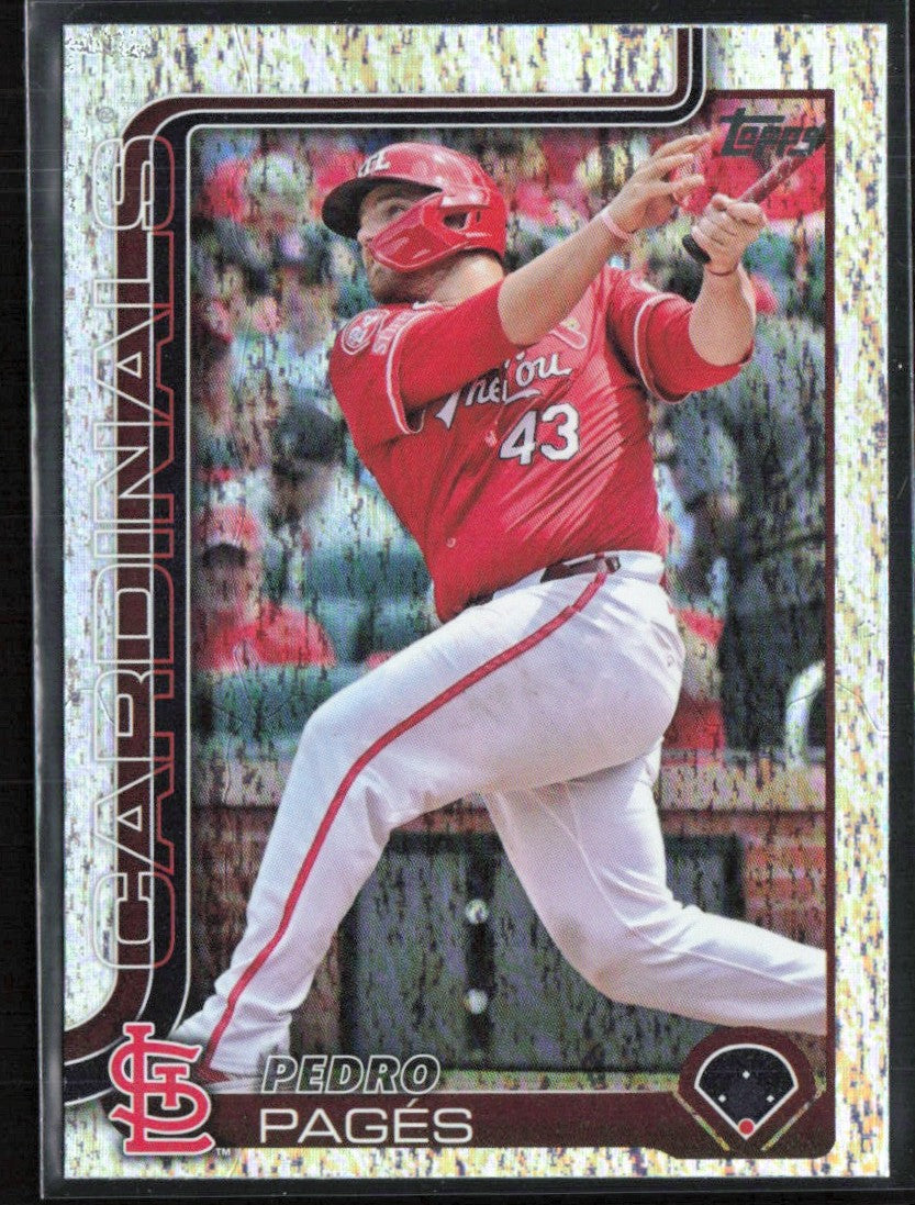 Pedro Pages 2025 Topps Holo Foil #252 St. Louis Cardinals