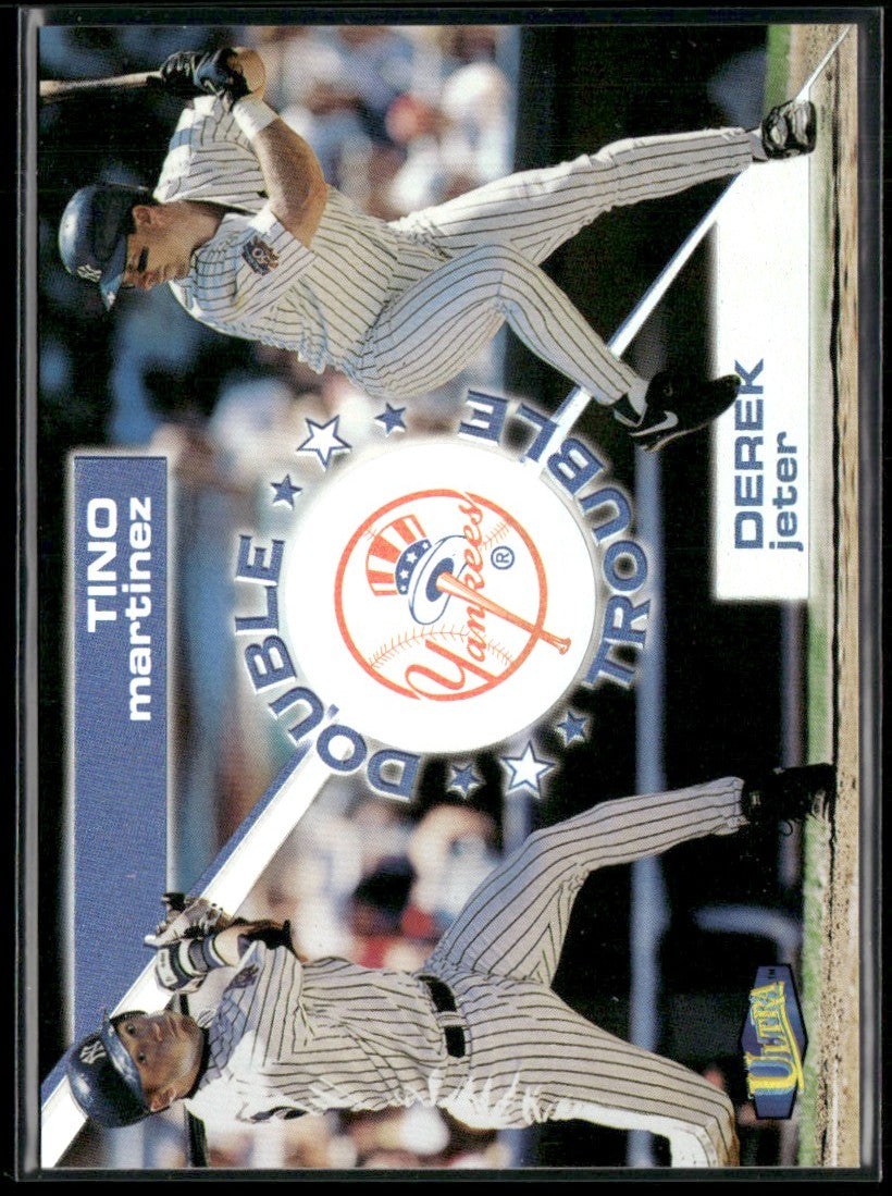 Derek Jeter Tino Martinez 1998 Fleer Ultra Double Trouble #5 New York Yankees