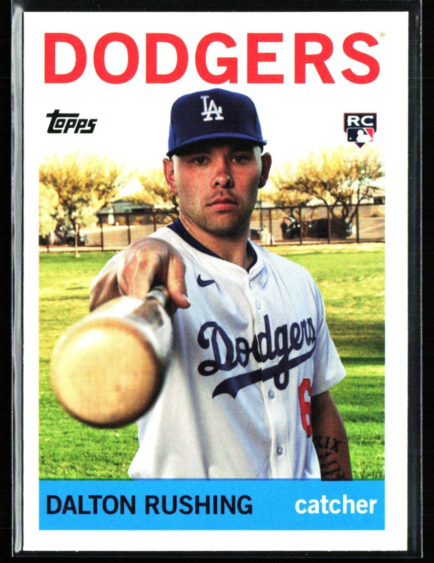 Dalton Rushing 2025 Topps Archives RC #90 Los Angeles Dodgers