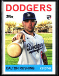 Dalton Rushing 2025 Topps Archives RC #90 Los Angeles Dodgers