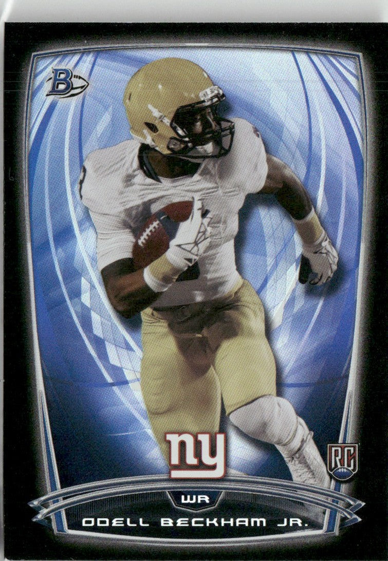 Odell Beckham Jr. 2014 Bowman Black RC #8 New York Giants