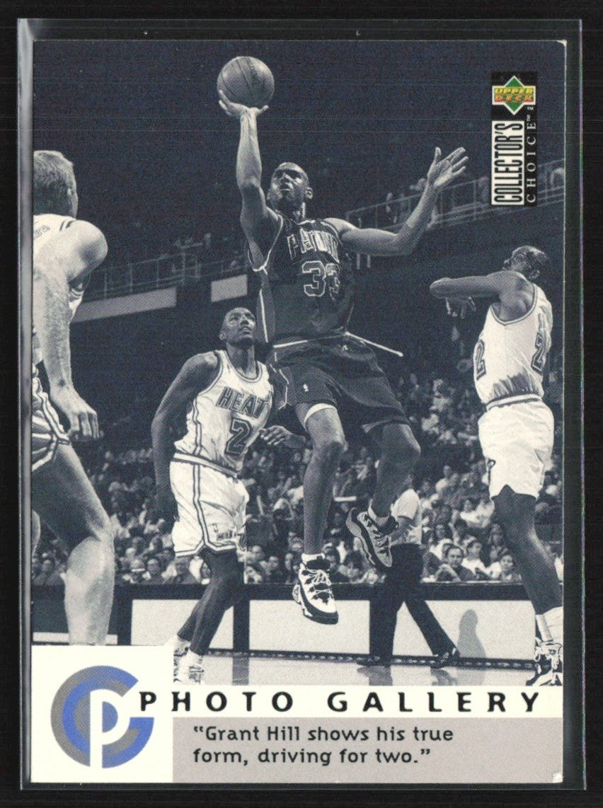 Grant Hill 1995 Upper Deck Collector's Choice Photo Gallery #398 Detroit Pistons