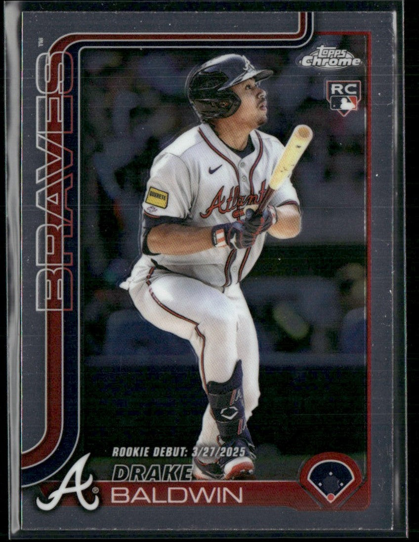 Drake Baldwin 2025 Topps Chrome Update RC #USC88 Atlanta Braves