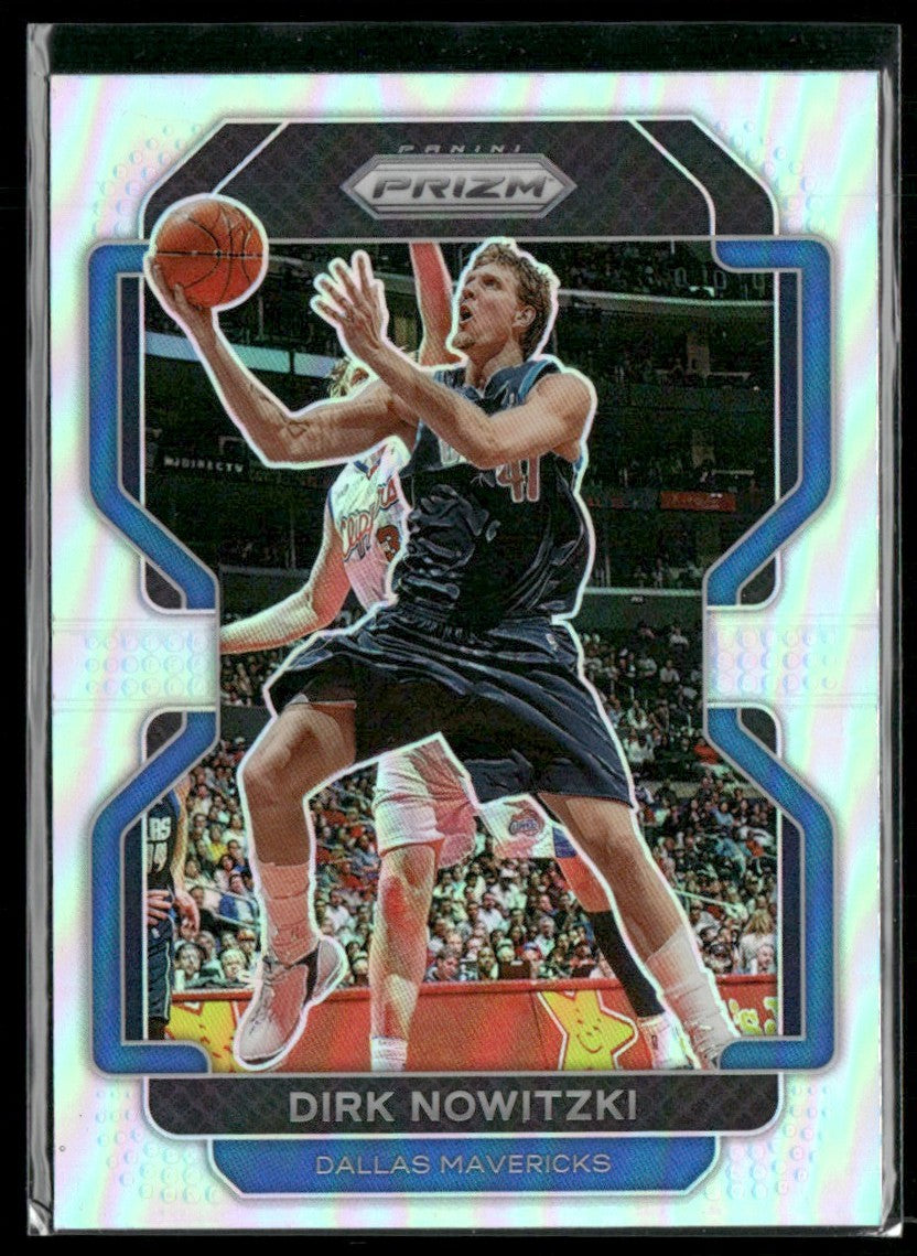 Dirk Nowitzki 2021 Panini Prizm Silver #289 Dallas Mavericks